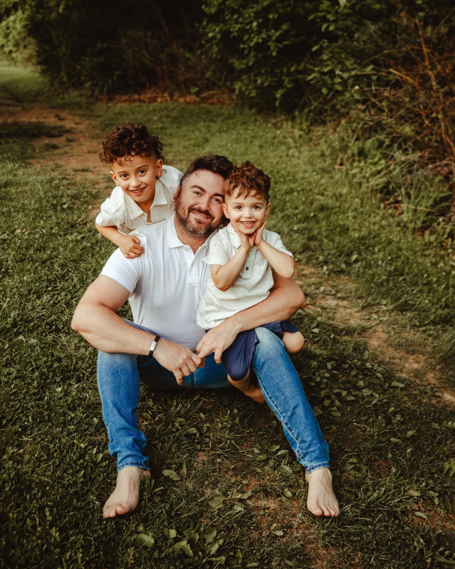 Dustin Lopez with Family